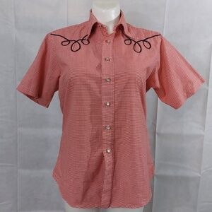 UTY International Vintage Western Rodeo Button Down Shirt M